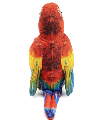 Sebastian The Scarlet Macaw Eco Plush Toy Medium